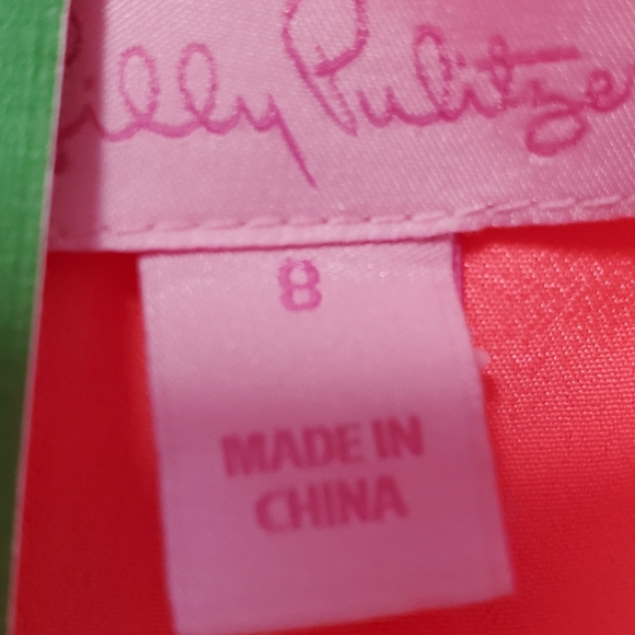 NWT Lilly Pulitzer Pink & Gold Sunray Larine Shift Dress - Picture 5 of 8